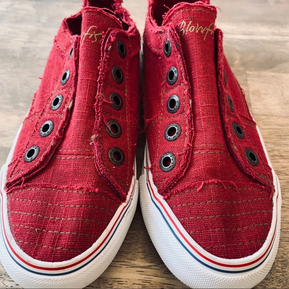 Blowfish Shoes Blowfish Red Slipon Sneaker Poshmark